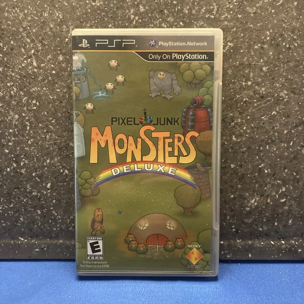 PixelJunk Monsters Deluxe Sony PSP Used With Manual.